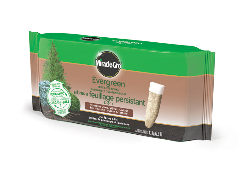 Miracle-Gro Evergreen Fertilizer Spikes 12-6-12 10-Pack